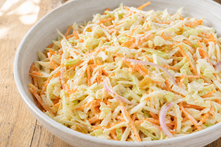Salade coleslaw chou et carottes — recette Gustant