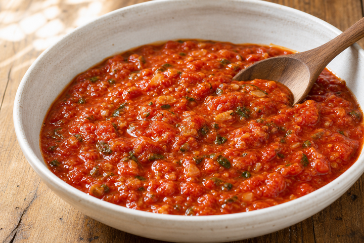 Sauce tomate maison anti-gaspi — recette Gustant